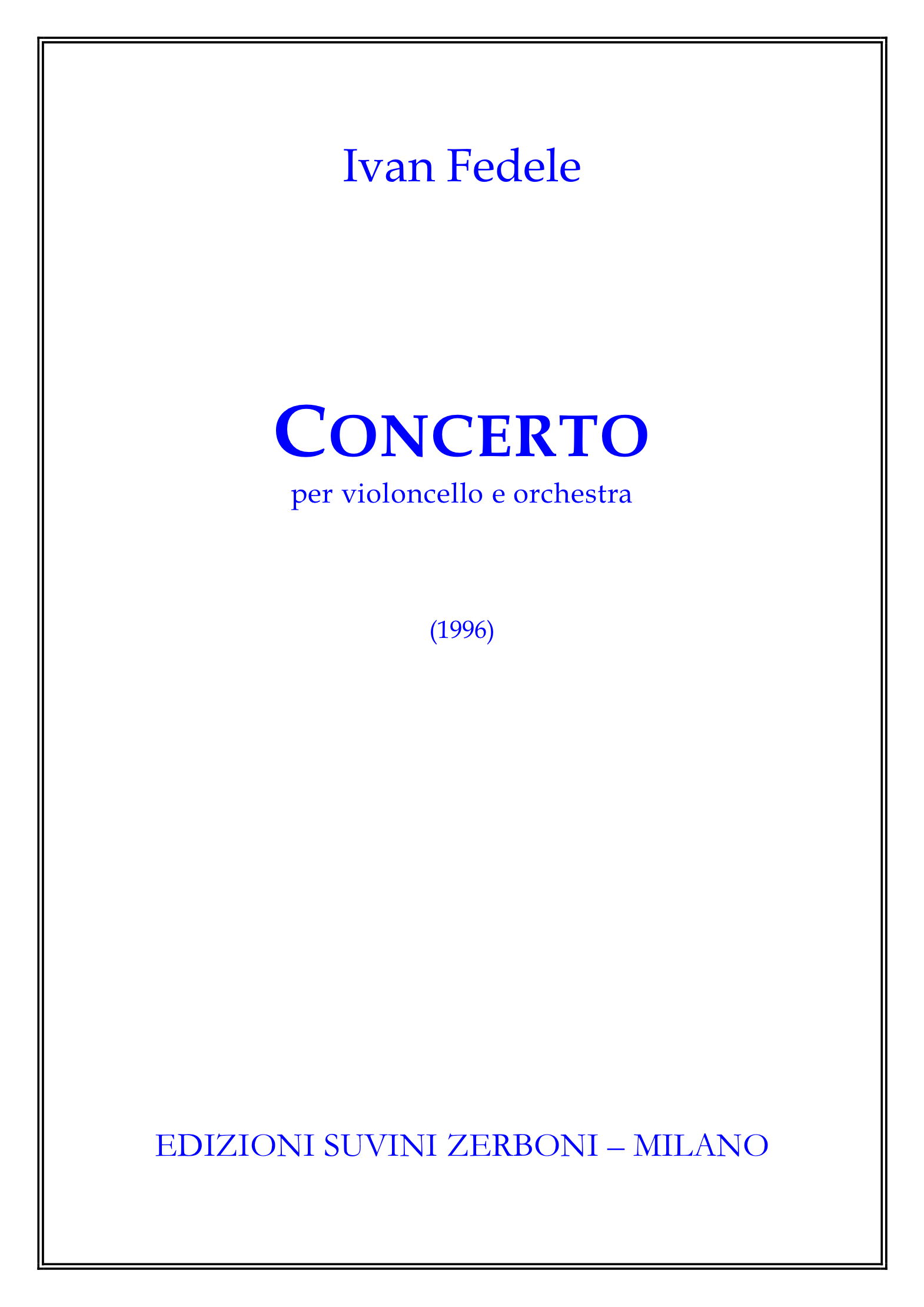 Concerto per violoncello e orchestra_Fedele 1